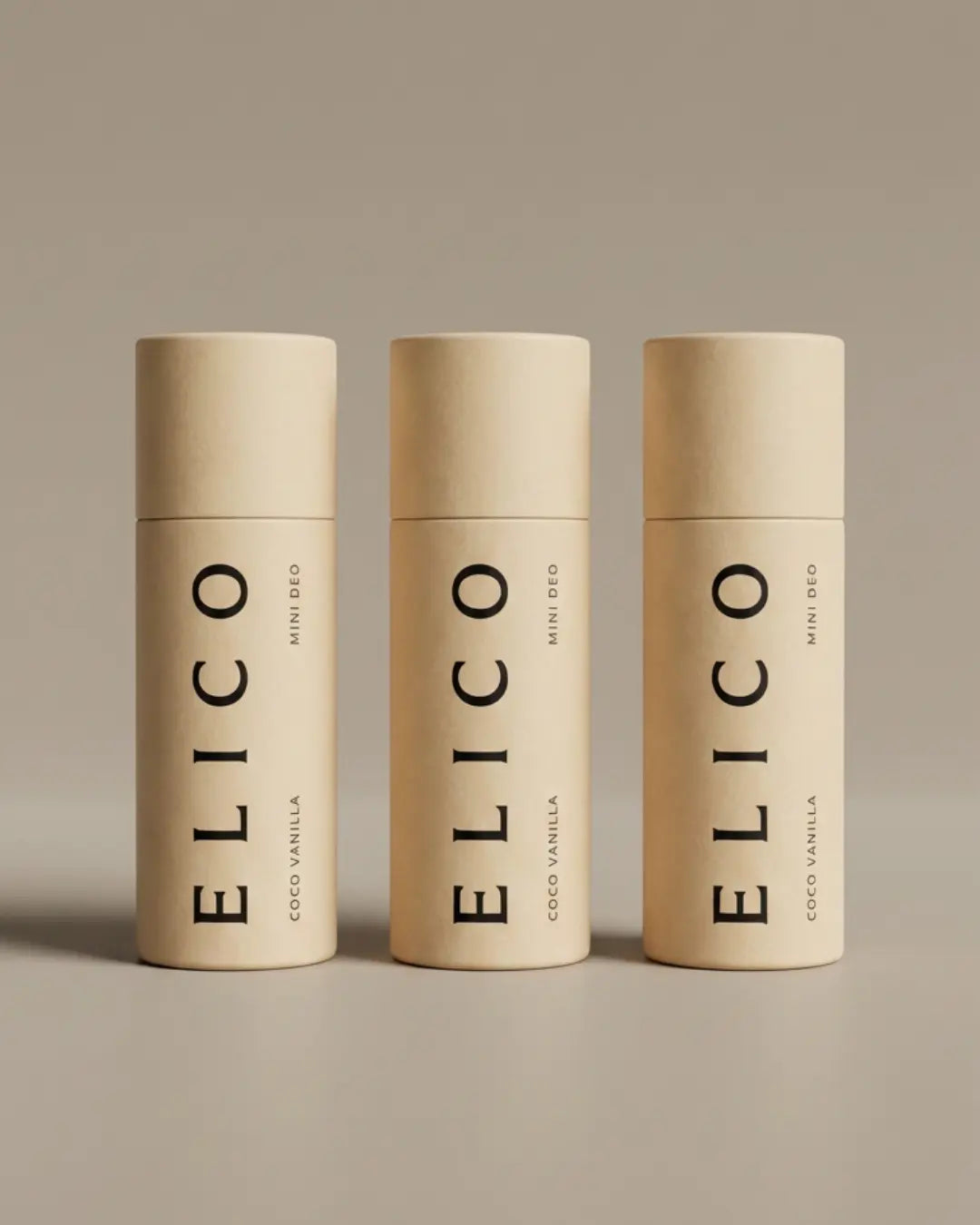 Mini Deo Coco Vanilla — aluminiumfreies festes Deodorant in der Papphülse