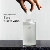 Handseife als Tablette von Elico – einfach Wasser dazugeben, kein Einwegplastik